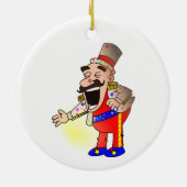 Circus Chef Keramisch Ornament (Achterkant)