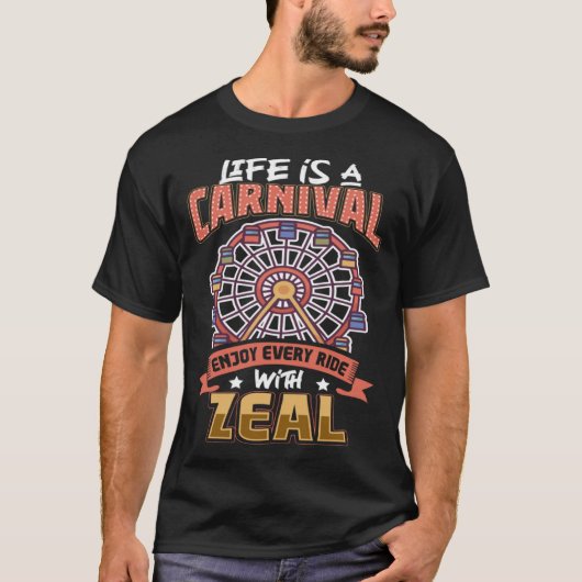 Circus Circus Kunstenaar Evenement Personeel Circu T-shirt (Voorkant)