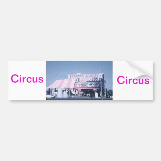 Circus Circus Las Vegas Bumpersticker (Voorkant)