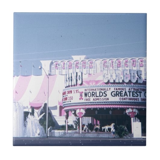 Circus Circus Las Vegas Tegeltje (Voorkant)