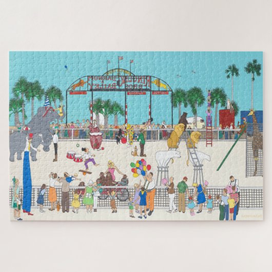 Circus. Circus. Legpuzzel (Horizontaal)