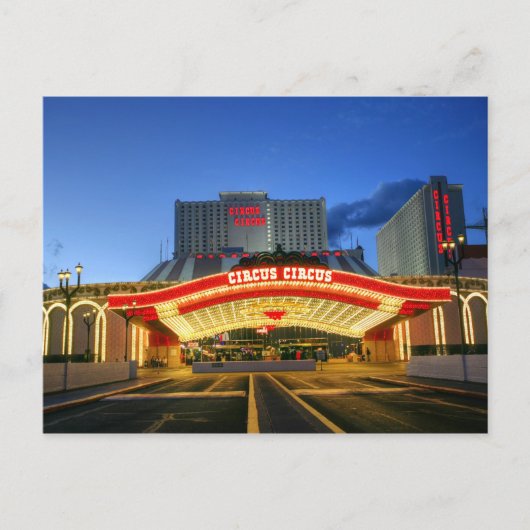 Circus Circus Vegas Resort Briefkaart (Voorkant)