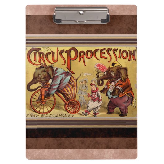 Circus Clipboard Klembord (Voorkant)
