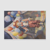Circus Clown 2 Decoupage papier (Voorkant)