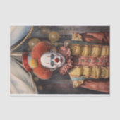 Circus Clown 3 Decoupage papier (Voorkant)