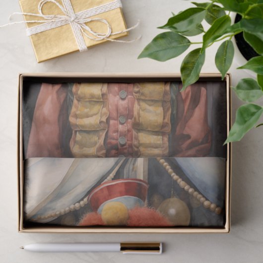 Circus Clown 3 Decoupage papier (Geschenk)