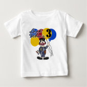 Circus Clown 3e Verjaardag Tshirts en geschenken (Voorkant)