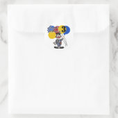 Circus Clown 3e Verjaardag Tshirts en geschenken Ronde Sticker (Tas)