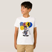 Circus Clown 4e verjaardag Tshirts en geschenken (Voorkant volledig)
