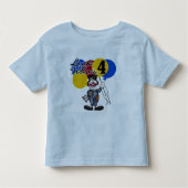Circus Clown 4e verjaardag Tshirts en geschenken (Voorkant)