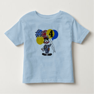Circus Clown 4e verjaardag Tshirts en geschenken