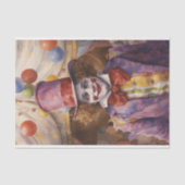 Circus Clown 5 Decoupage papier (Voorkant)