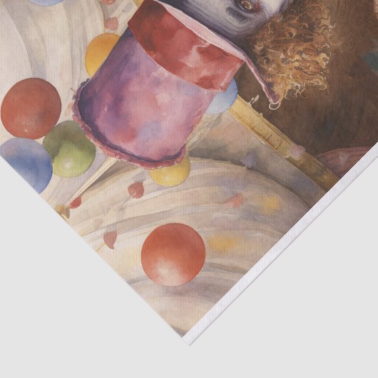 Circus Clown 5 Decoupage papier (Detail)