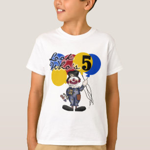 Circus Clown 5e verjaardag Tshirts en geschenken