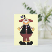 Circus Clown Act Briefkaart (Staand voorkant)