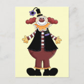 Circus Clown Act Briefkaart (Voorkant)