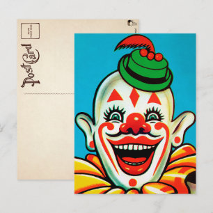 Circus Clown Art Briefkaart
