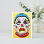 Circus Clown Briefkaart (Staand voorkant)