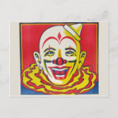 Circus Clown Briefkaart (Voorkant)