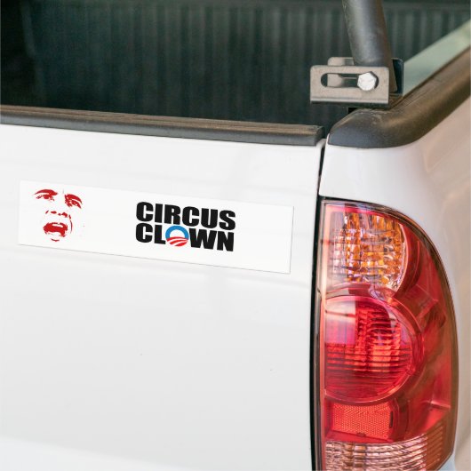 CIRCUS CLOWN BUMPERSTICKER (Op Truck)