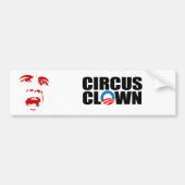 CIRCUS CLOWN BUMPERSTICKER (Voorkant)
