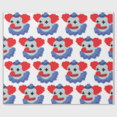 Circus Clown Cadeaupapier (Vlak)