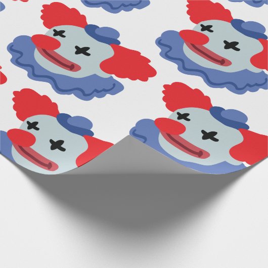 Circus Clown Cadeaupapier (Hoek)