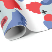 Circus Clown Cadeaupapier (Rol Hoek)