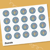 Circus Clown Elephant Student Reward Sticker