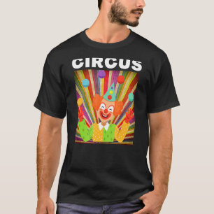 Circus Clown Graphics voor Circus Party T-shirt