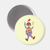 Circus Clown Juggling Magneet (Voorkant / Achterkant)