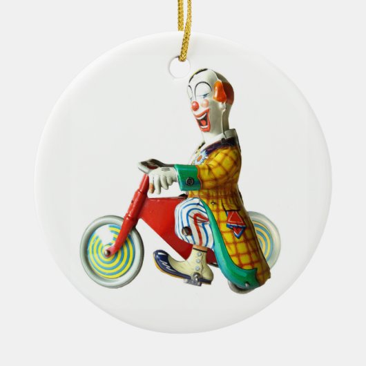 Circus Clown Keramisch Ornament (Voorkant)