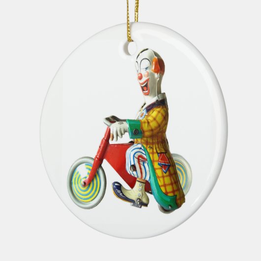 Circus Clown Keramisch Ornament (Links)