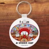 Circus Clown Kilroy Sleutelhanger (Voorkant)