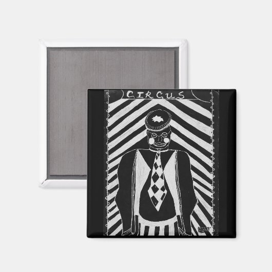 Circus clown magneet (Voorkant / Achterkant)