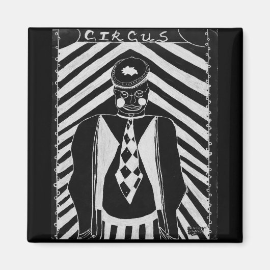 Circus clown magneet (Voorkant)