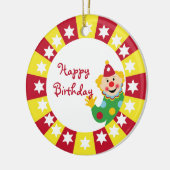 Circus Clown met Sterren Ornament (Links)