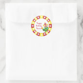 Circus Clown met Sterren Stickers (Tas)