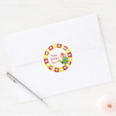 Circus Clown met Sterren Stickers (Envelop)