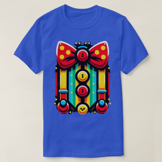Circus Clown Ontwerp Verjaardagsfeest Halloween Ko T-shirt (Design voorkant)