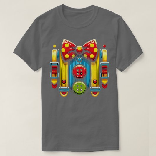 Circus Clown Ontwerp Verjaardagsfeest Halloween Ko T-shirt (Design voorkant)