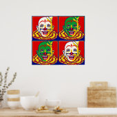  Circus Clown Poster (Keuken)