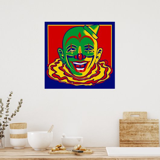  Circus Clown Poster (Keuken)