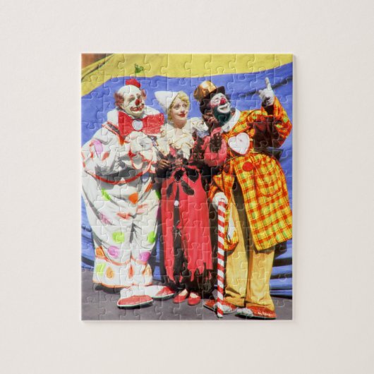  Circus Clown Puzzel Legpuzzel (Verticaal)