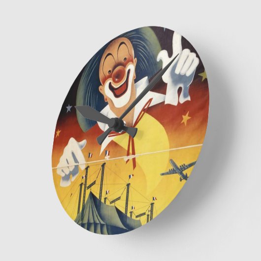  Circus Clown Ronde Klok (Hoek)