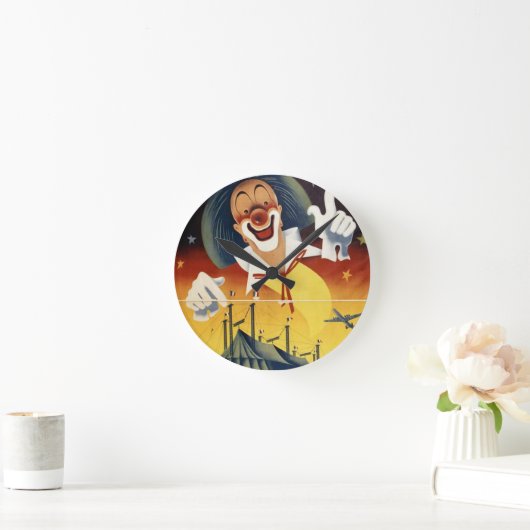 Circus Clown Ronde Klok (Huis)