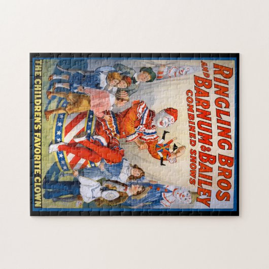  Circus Clown Show Legpuzzel (Horizontaal)