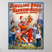  Circus Clown Show Poster (Voorkant)