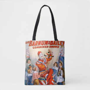  Circus Clown Show Tote Bag