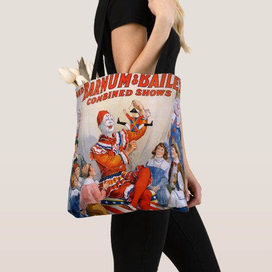 Circus Clown Show Tote Bag (Dichtbij)